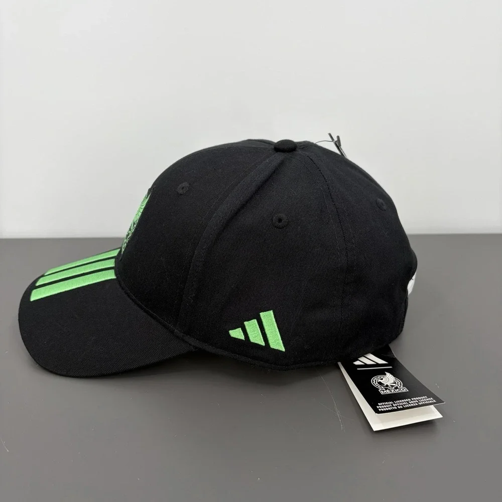 Adidas World Cup 2026 Team MEXICO Soccer Hat KE7873 OSFM Adjustable Black New - Picture 2 of 7